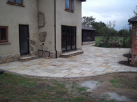 Stone - After Tumbled Fossil Mint Paving
